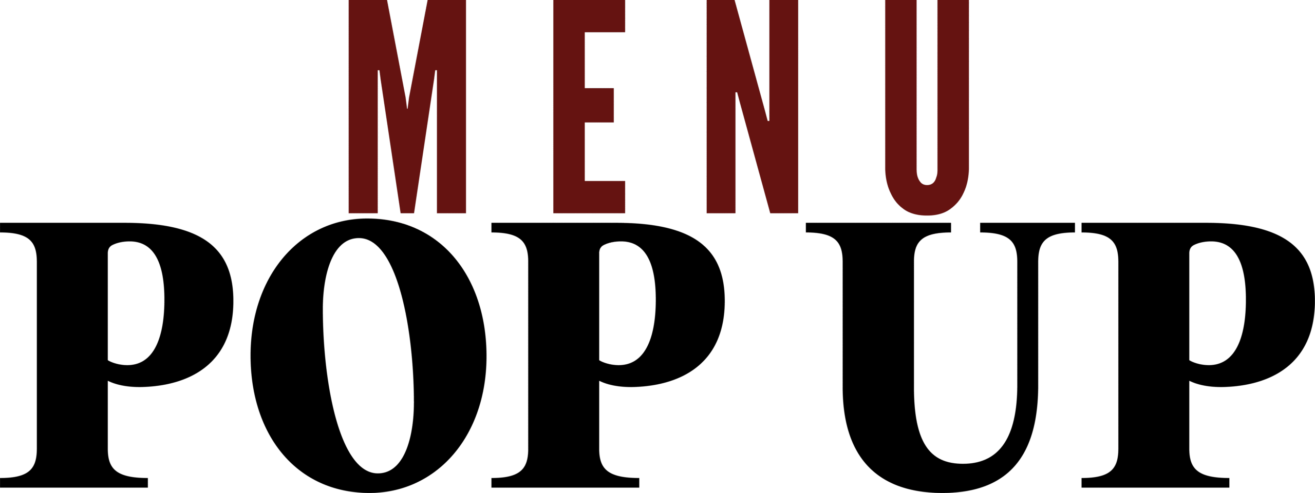 LOGO MENU POP UP